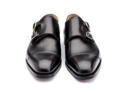 Monk Straps<Crockett & Jones Lowndes Black Calf