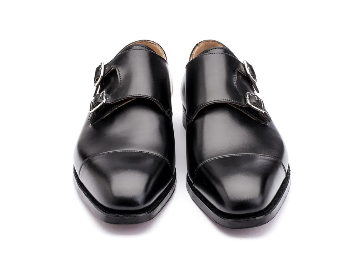 Monk Straps<Crockett & Jones Lowndes Black Calf
