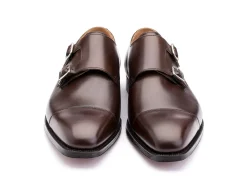 Monk Straps<Crockett & Jones Lowndes Dark Brown Burnished Calf