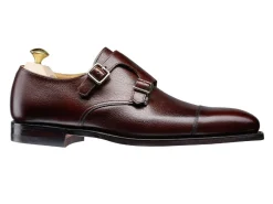 Rubber Soles | Monk Straps<Crockett & Jones Lowndes Dark Brown Pebble Grain [PRE-ORDER]
