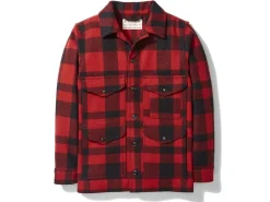 Outerwear | Jackets<Filson Mackinaw Cruiser Red Black