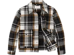 Jackets | Outerwear<Filson Mackinaw Work Jacket Blue Coal & Copper Heather