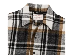 Jackets | Outerwear<Filson Mackinaw Work Jacket Blue Coal & Copper Heather