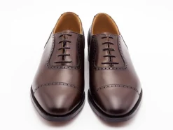 Oxfords | Brogues<Crockett & Jones Macquarie 2 Dark Brown Burnished Calf