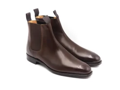 Boots | Elastic Sides<Crockett & Jones Maitland Dark Brown Antique Calf