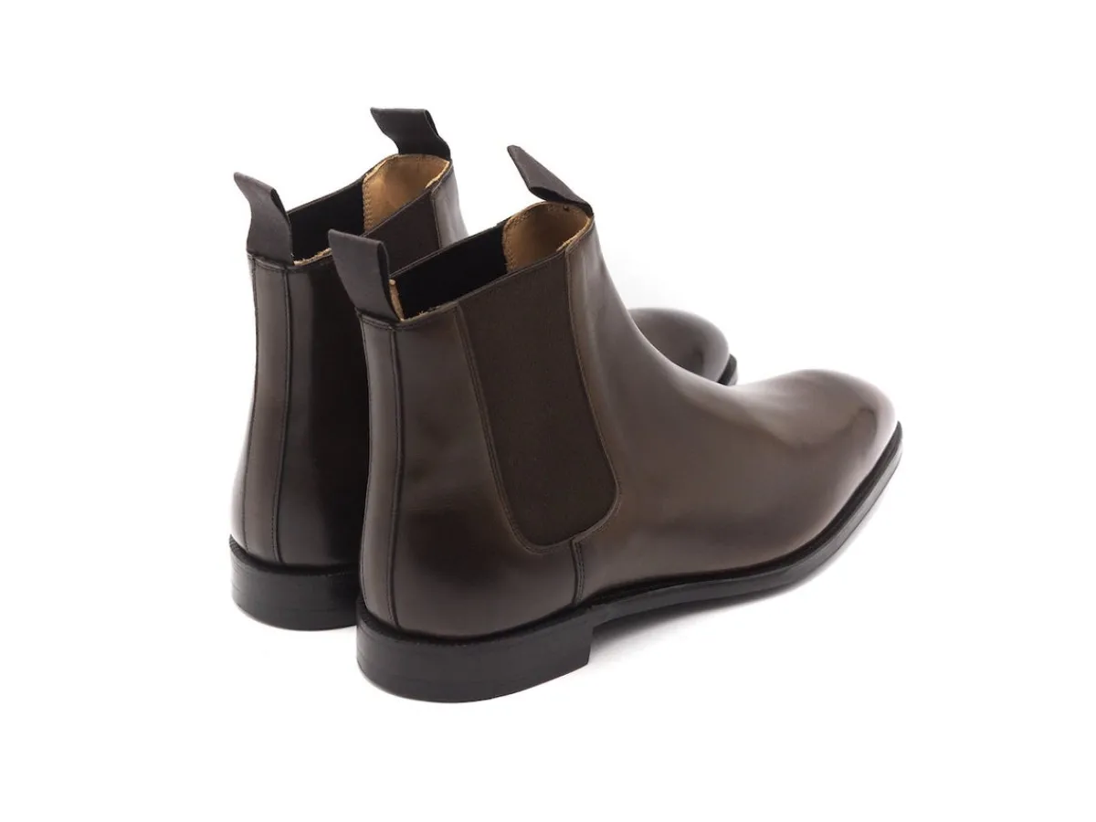 Boots | Elastic Sides<Crockett & Jones Maitland Dark Brown Antique Calf