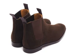 Elastic Sides | Boots<Crockett & Jones Maitland Dark Brown Calf Suede