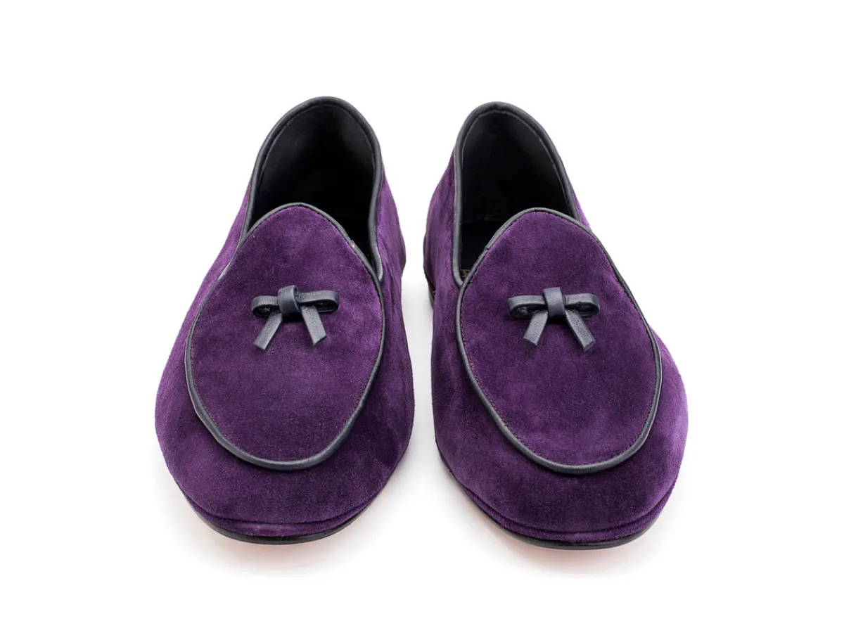 Summer Shoes | Slippers<Rubinacci Marphy Loafer Purple Velour