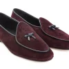 Summer Shoes | Slippers<Rubinacci Marphy Loafer Red Velour