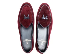Summer Shoes | Slippers<Rubinacci Marphy Loafer Red Velour