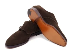 Suede | Monk Straps<Crockett & Jones Melbourne Dark Brown Calf Suede