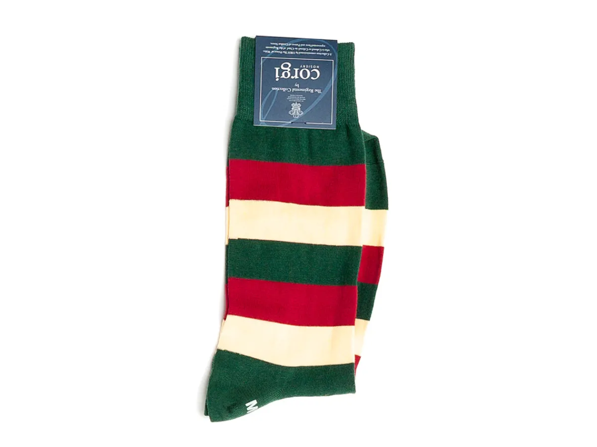 Socks<Corgi Mercian Regimental Socks