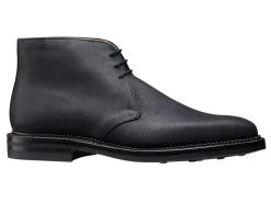 Suede | Rubber Soles<Crockett & Jones Molton Black Rough-out Suede