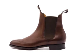 Elastic Sides | Boots<Edward Green Newmarket Dark Oak Antique Calf