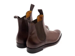 Elastic Sides | Boots<Edward Green Newmarket Dark Oak Antique Calf