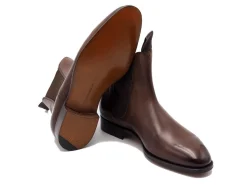 Elastic Sides | Boots<Edward Green Newmarket Dark Oak Antique Calf
