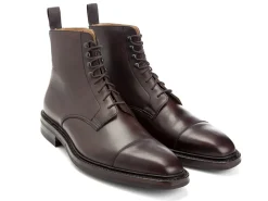 Rubber Soles | Boots<Crockett & Jones Northcote Dark Brown Wax Calf