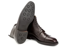 Rubber Soles | Boots<Crockett & Jones Northcote Dark Brown Wax Calf
