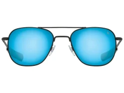 Sunglasses | Eyewear<American Optical Original Pilot Black Blue Mirror Glass Lens