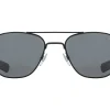 Sunglasses | Eyewear<American Optical Original Pilot Black Grey Glass Lens