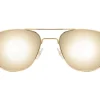Sunglasses | Eyewear<American Optical Original Pilot Gold Gold Mirror Glass Lens