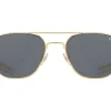 Sunglasses | Eyewear<American Optical Original Pilot Gold Grey Glass Lens