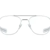 Eyewear<American Optical Original Pilot Silver Frame Only