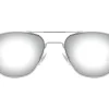 Sunglasses | Eyewear<American Optical Original Pilot Silver Silver Mirror Glass Lens Polarised