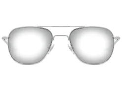 Sunglasses | Eyewear<American Optical Original Pilot Silver Silver Mirror Glass Lens