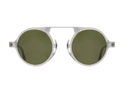 Sunglasses | Eyewear<American Optical Oxford Grey Crystal & Silver Green Nylon Lens