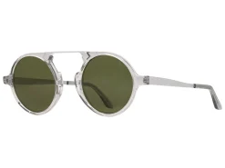 Sunglasses | Eyewear<American Optical Oxford Grey Crystal & Silver Green Nylon Lens