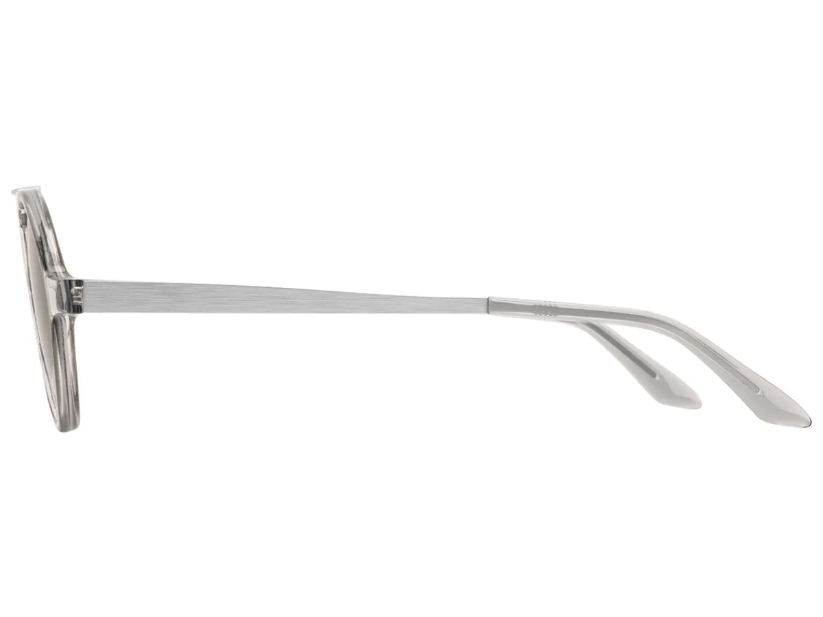 Sunglasses | Eyewear<American Optical Oxford Grey Crystal & Silver Green Nylon Lens Polarised