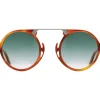 Sunglasses | Eyewear<American Optical Oxford Havana & Gunmetal Green Gradient Nylon Lens Polarised