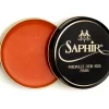 Wax Polishes<Saphir Pate de Luxe Wax Polish 100mL Light Brown