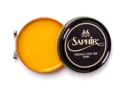 Wax Polishes<Saphir Pate de Luxe Wax Polish 50mL Yellow