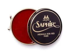 Wax Polishes<Saphir Pate de Luxe Wax Polish 100mL Cognac