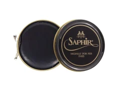 Wax Polishes<Saphir Pate de Luxe Wax Polish 50mL Grey