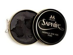 Wax Polishes<Saphir Pate de Luxe Wax Polish 100mL Dark Brown