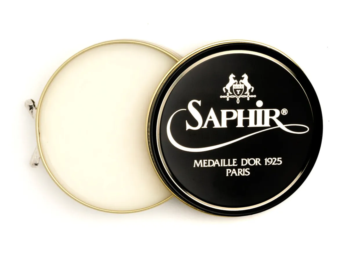Wax Polishes<Saphir Pate de Luxe Wax Polish 100mL Neutral