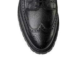 Rubber Soles | Derbys<Crockett & Jones Pembroke Black Scotch Grain [PRE-ORDER]