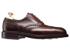 Rubber Soles | Derbys<Crockett & Jones Pembroke Dark Brown Scotch Grain [PRE-ORDER]