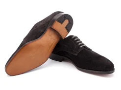 Wide Fitting | Suede<John Lobb Penzance Dark Grey Suede EE-width