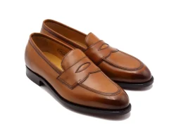 Summer Shoes | Penny Loafers<Edward Green Piccadilly Chestnut Antique Calf