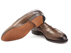 Summer Shoes | Penny Loafers<Edward Green Piccadilly Dark Oak Antique Calf
