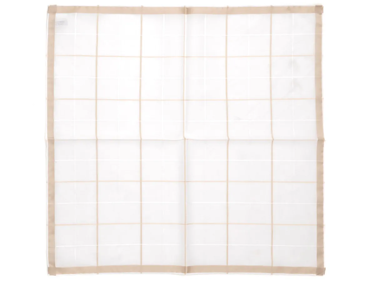 Pocket Squares<Simonnot Godard Quadrille Pocket Square White