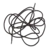 Shoelaces<Double Monk Round Cotton Laces 130cm Dark Brown