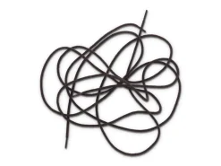 Shoelaces<Double Monk Round Cotton Laces 130cm Dark Brown