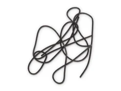 Shoelaces<Double Monk Round Waxed Cotton Laces 72cm Dark Brown