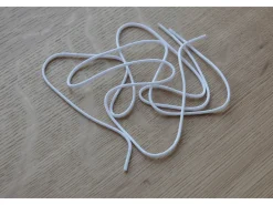 Shoelaces<Shoestripes Round Waxed Cotton Shoelaces White