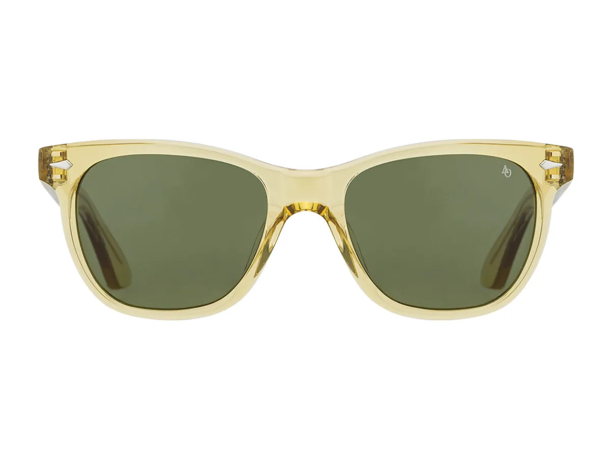 Sunglasses | Eyewear<American Optical Saratoga Yellow Crystal Green Nylon Lens